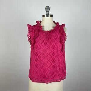 Anthropologie Maeve Tilly Eyelet Blouse